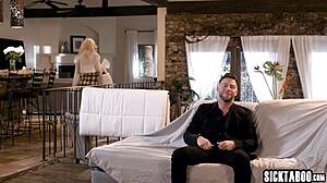 Ivy Wolfe and Seth Gamble's first hardcore home fucking with cowgirl blowjob and fingering