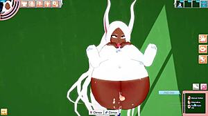 Can This Big-Ass Bunny Handle Intense Fucking to Orgasm in Hentai Game?