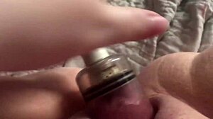 Intense Suction On Big Pussy Clit