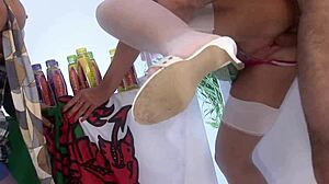 Busty Lesbians Cindy And Paige Ashley Lap Each Other's Shaved Pussies And Cram Toys Into Their Hairless Boxes For Facial.