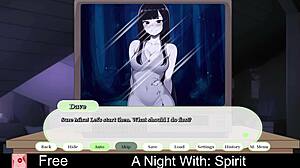 Incredible! A Night with Spirit in Erotic Anime Roleplay Dating Game