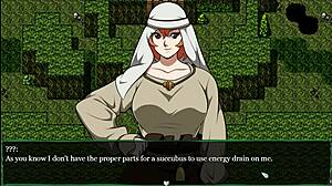 that pink-haired cute demongirl rides and deepthroats in succubus covenant hentai game ep 12, ending with creampie cowgirl femdom.