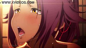 yoruichi's wild moves in steamy hentai action