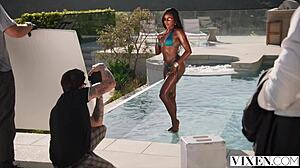 Wow! Brunette Model Nicole Kitt Craves Cock, Fingering And Licking In Missionary Bliss!