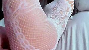 Look at this beautiful Latina shaking her big ass in prone bone and on all fours