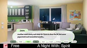 Incredible! A Night with Spirit in Erotic Anime Roleplay Dating Game