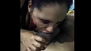 Couple sucks cock before hard fucking session.