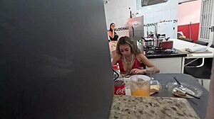 Big cocked Morganita gets her ass fucked in bathroom