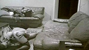 husband watches asian wife take it all!