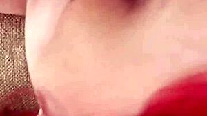 Redhead Karla Rose in a Playful Moment