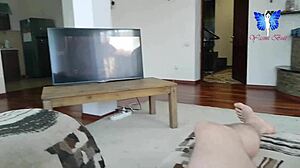 Blowjob with swallowing real massy load of sperm.