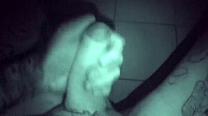 late night tattooed solo masturbation session