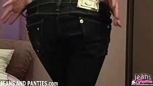 Girl Next Door Performs Striptease