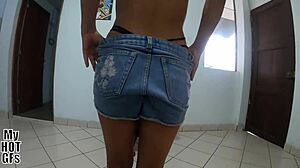 i’m a busty latina giving everything in my first casting vid