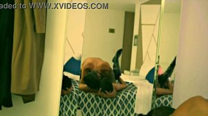 A casual video with an unknown latina turns into a wild sexual party