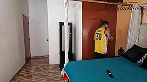 I saw her naked photo and now I'm sucking my roommate's big cock