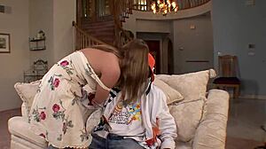 OMG, Sexy Aurora Snow Sucks Huge Black Dick and Takes It Deep in Pussy and Asshole!