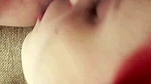 Redhead Karla Rose in a Playful Moment