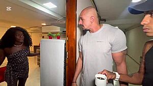 Hot 18-Year-Old Latina Fucks Two While Husband Records