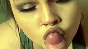 Amateur couples sucking and deep throat compilation with a happy ending
