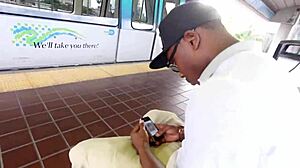 Pregnant Slut Sucks Black Dick Outside in Florida Daylight