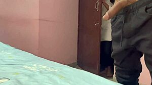 Curly-haired Indian girl gets rough fucked by stepbrother