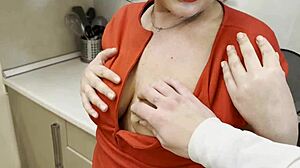 i'm the mature teacher getting hard fucked in kitchen