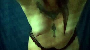 Sexy Mexican Dancing in Lingerie Showing Ass and Natural Tits