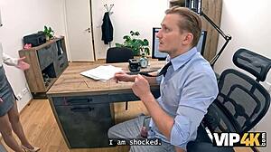 vip4k bank lady boss is having multiple orgasms with her her naughty subordinate