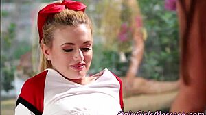 smalltits lesbian getting rubbed down by inked milf