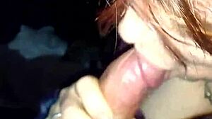 Enjoying a retro blue film video