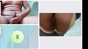 Fucking Married Woman's Ass On Webcam Client Cums Hard