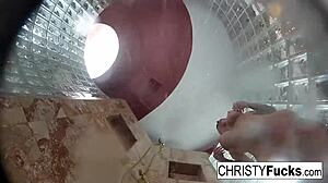 Hot shower bts fun with christy & dahlia in lesbian oral