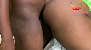 Wet Ebony Milf Needs Neighbor's Help to Drill Her Thick Pussy