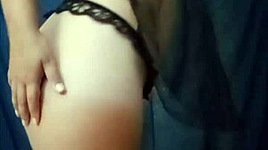 Sexy Mexican Dancing in Lingerie Showing Ass and Natural Tits