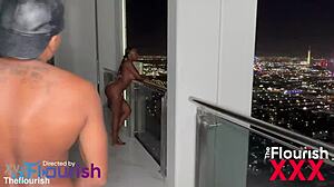 Pornstar Baby Gemini vs. Musa Phoenix in a hardcore scene