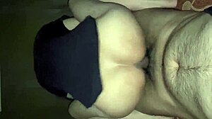 Aunt in hot interracial action in doggy style