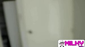 My boss offers more pay for cleaning with my big tits