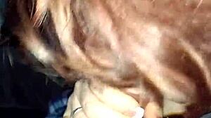 Enjoying a retro blue film video