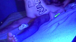 Beautiful blonde babysitter slips again with husband's best friend, reaching orgasm in homemade video.