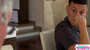 tiffany tatum and simon kitty lick stepbro's big cock