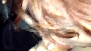 Enjoying a retro blue film video