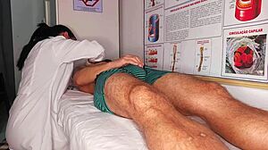 I got hard right in front of the nurse!