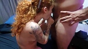 ninfo posing on all fours for deep action