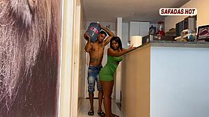 the delivery guy makes me cum with his tongue on my pussy