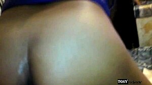 Latina gets anal creampie with squirting