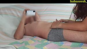 Wife Sucks Friend's Cock While Husband Watches