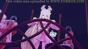 Trinity Bikini in Wild 3D Anime Action