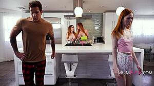 Ginger Milfs Show Siblings Wild Fucking Tricks!