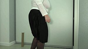 Mature Teacher's Big Ass Shines in Photo Shoot